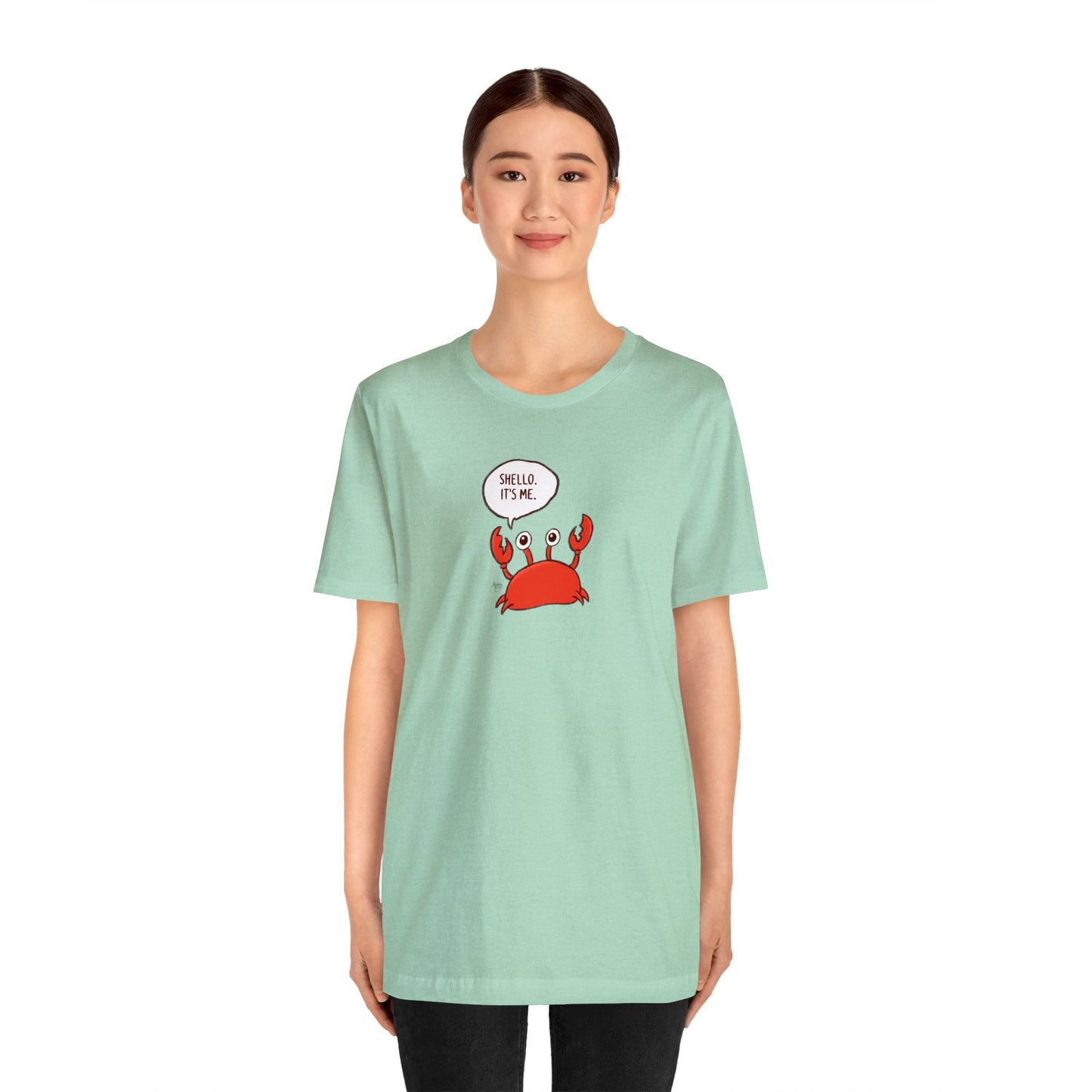 Shello. It's Me! Crusty the Crab Series Premium Short Sleeve Tee