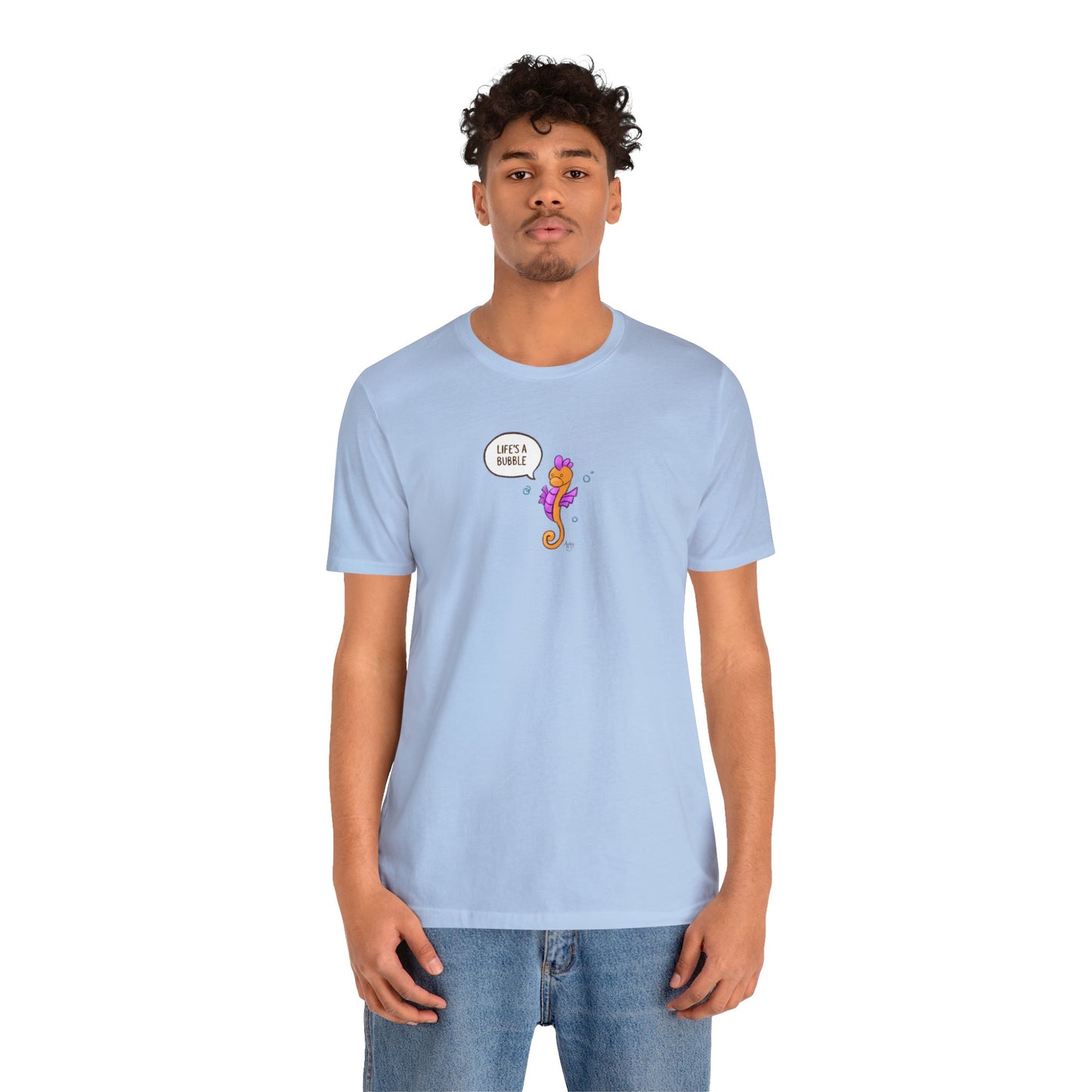 Life's A Bubble! Frito the Seahorse Series Premium Short Sleeve Tee