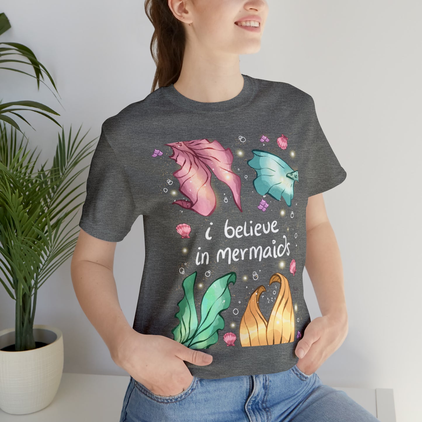 I Believe In Mermaids Premium Short Sleeve Tee
