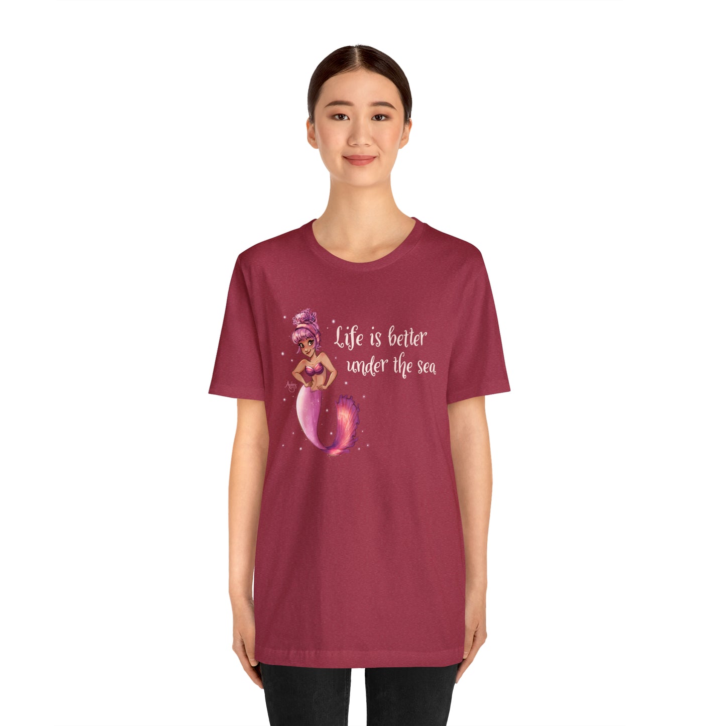 Life Is Better Under The Sea Premium Short Sleeve Tee