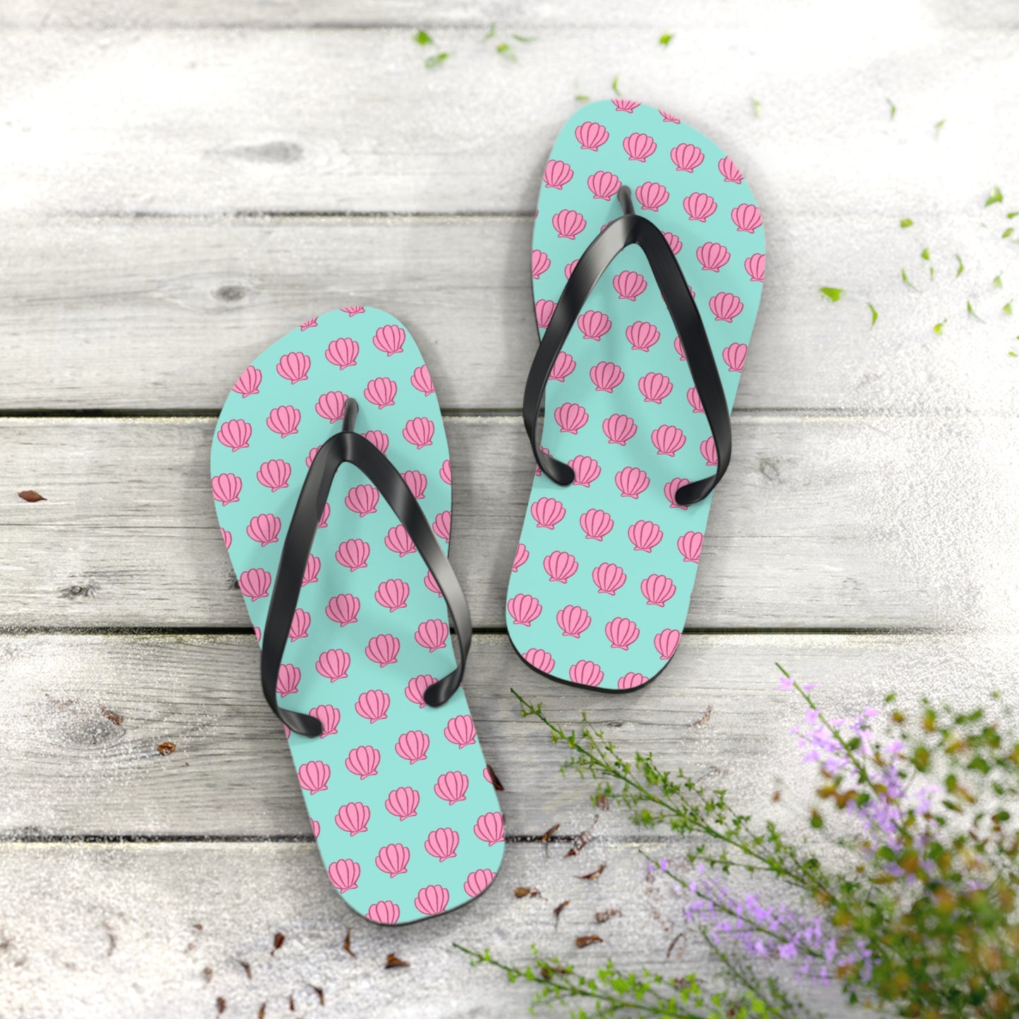 Mermaid Friends Shelly Flip Flops