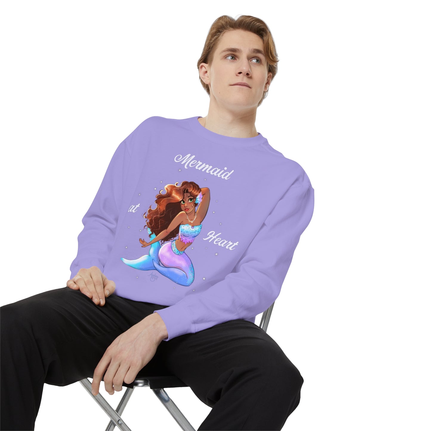 Mermaid at Heart Crewneck Sweatshirt