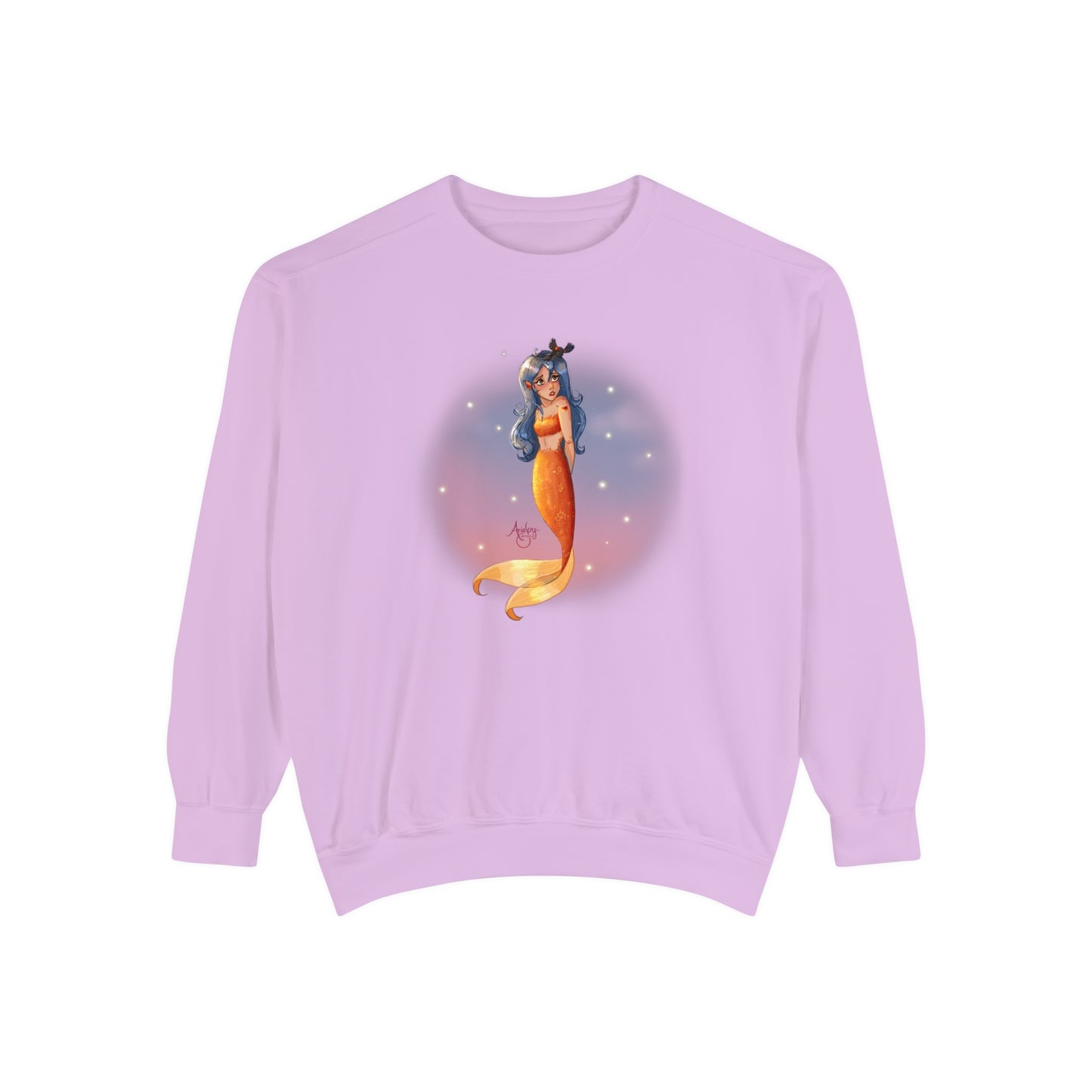 Lazuli the Hopeless Romantic Mermaid Crewneck Sweatshirt