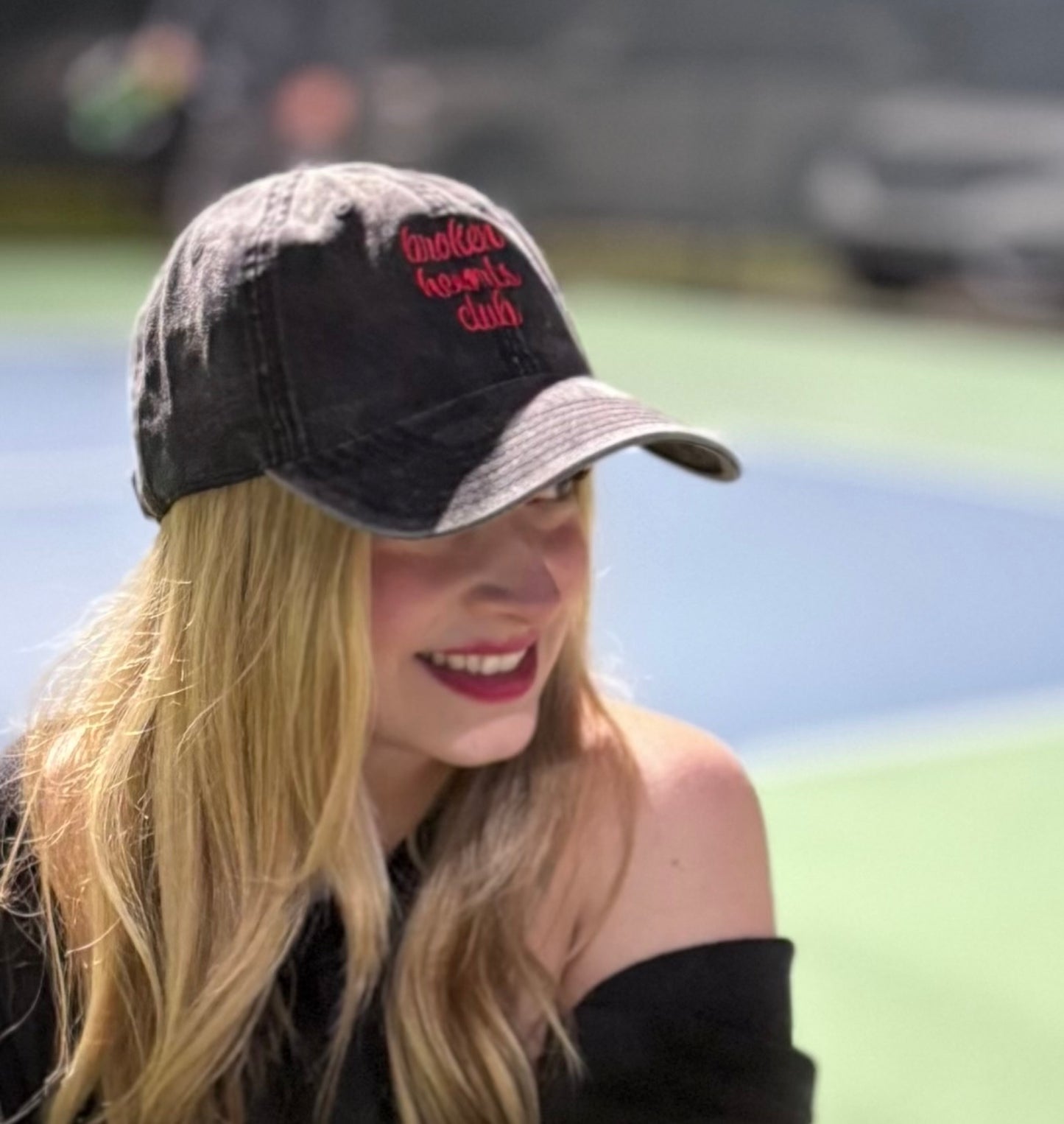 Broken Hearts Club Vintage Embroidered Hat