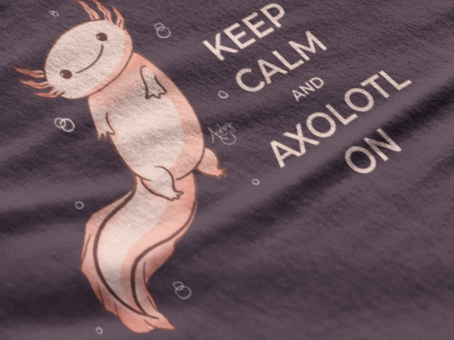 Keep Calm and Axolotl On Youth Tee
