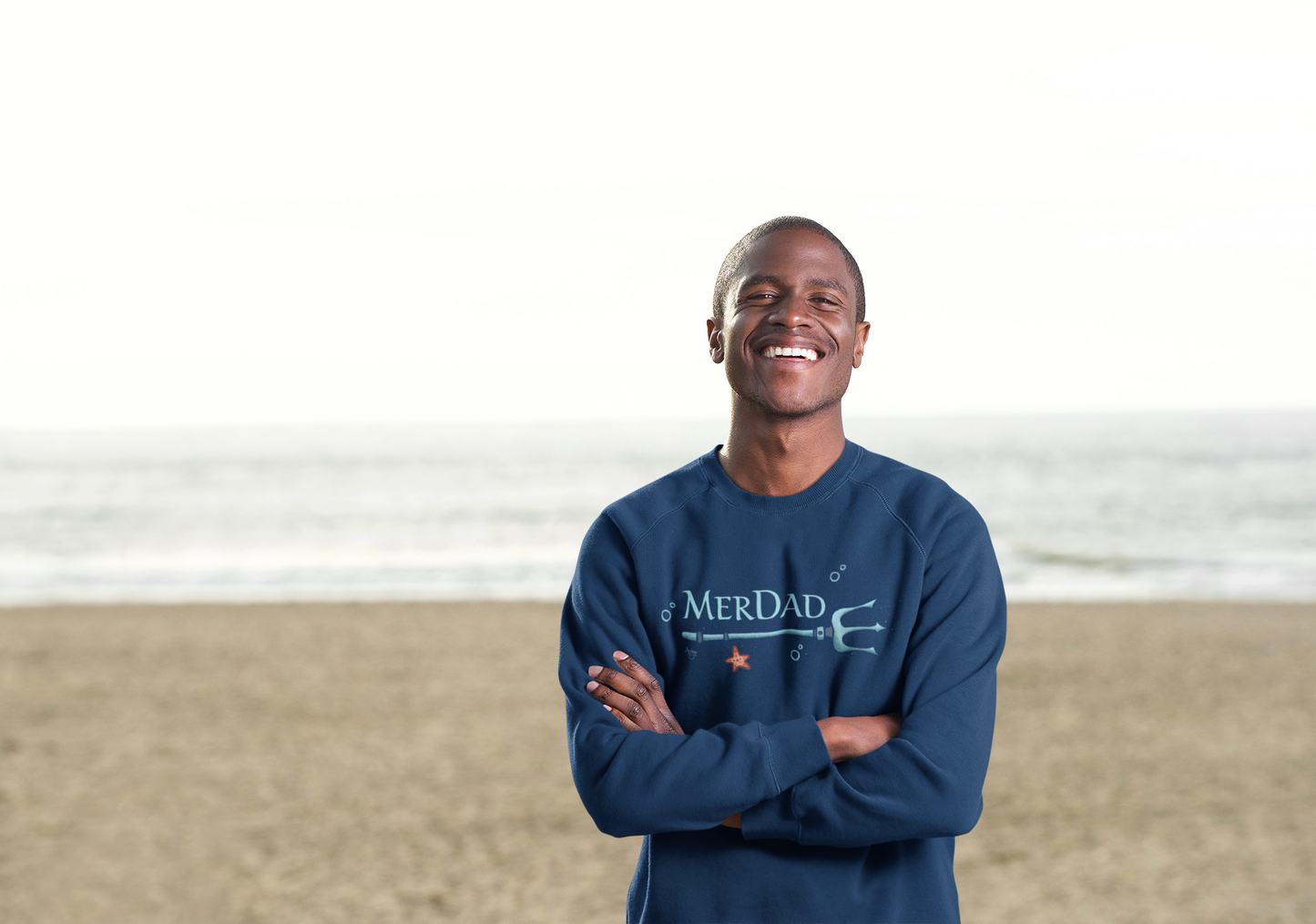 MerDad Crewneck Sweatshirt