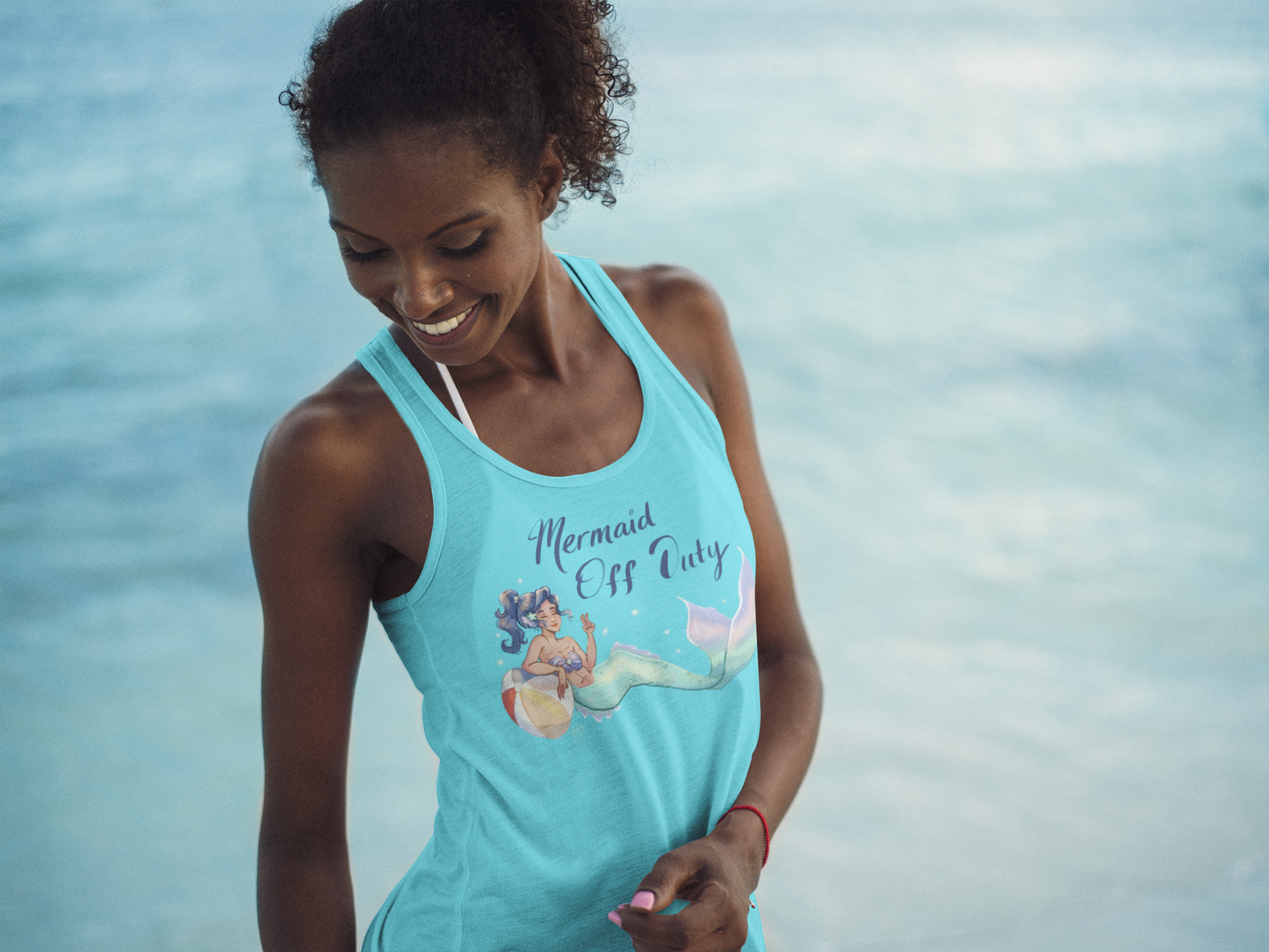 Mermaid Off Duty Racerback Tank