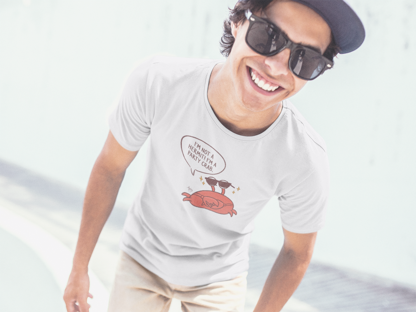 I'm A Party Crab! Crusty the Crab Series Premium Short Sleeve Tee