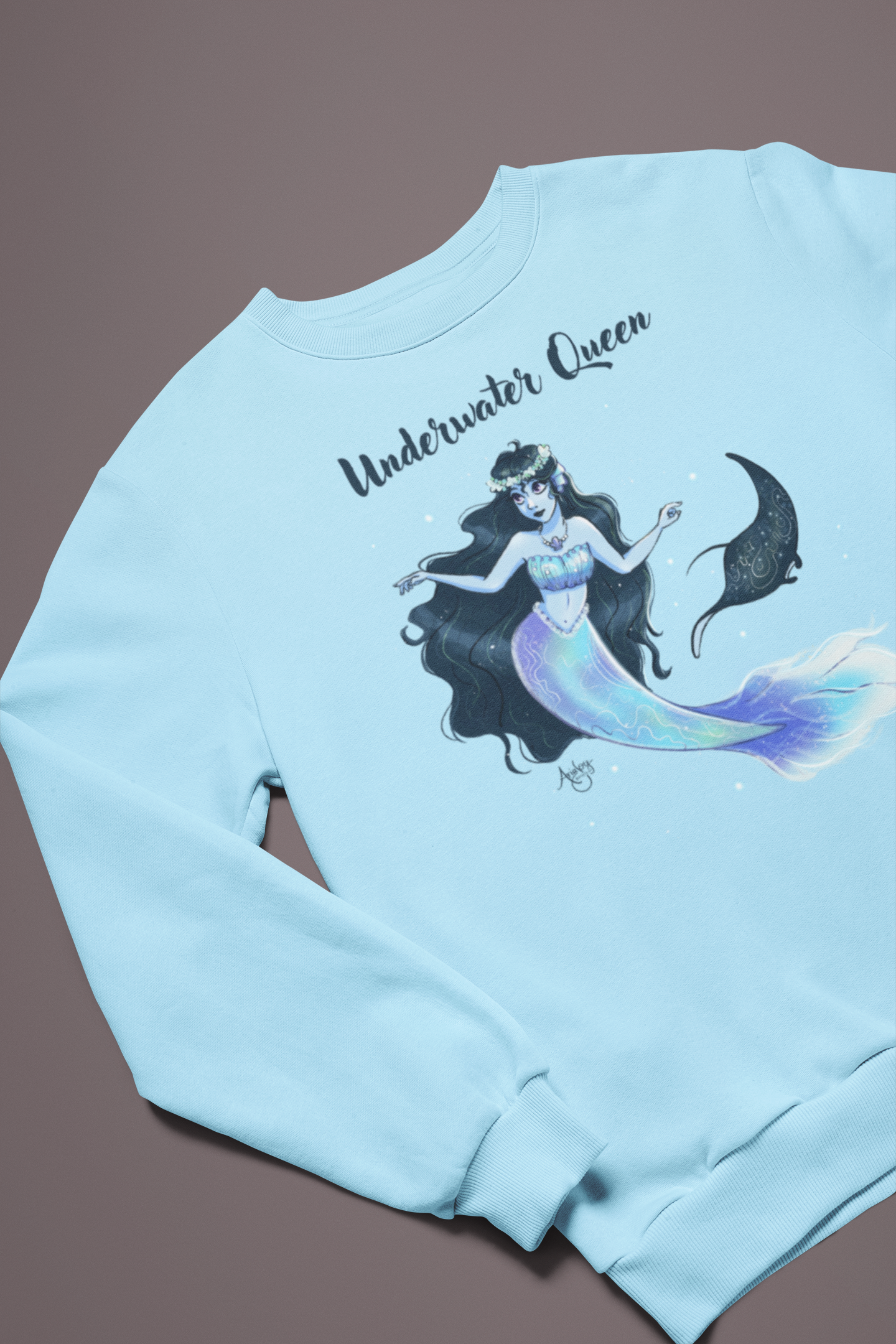 Underwater Queen Crewneck Sweatshirt