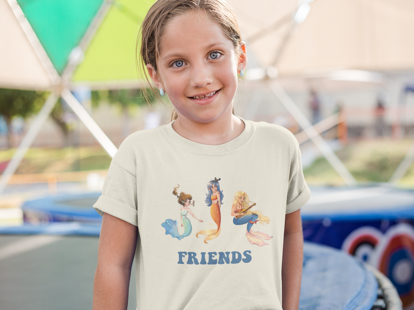 Mermaid Friends Youth Tee Version 1