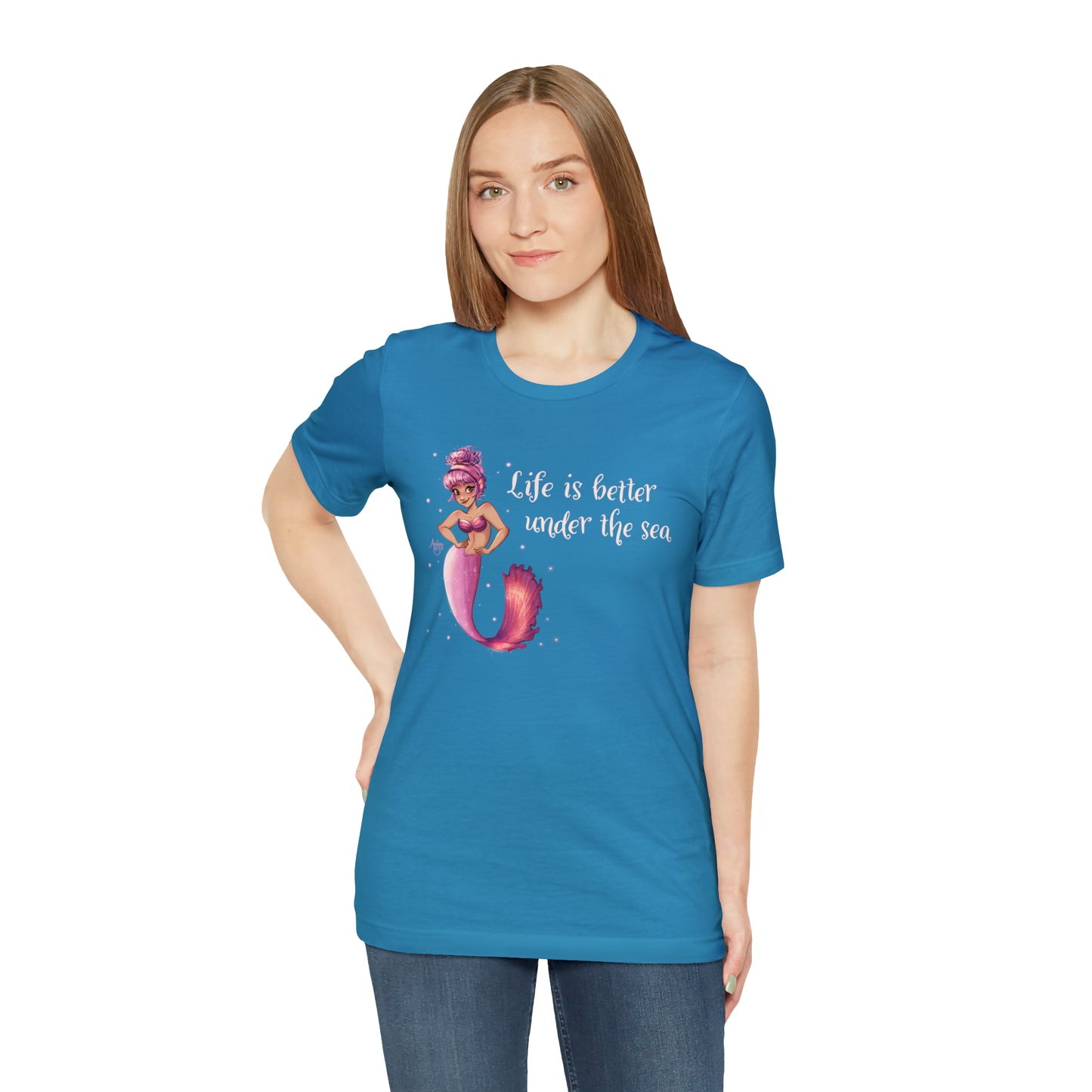 Life Is Better Under The Sea Premium Short Sleeve Tee