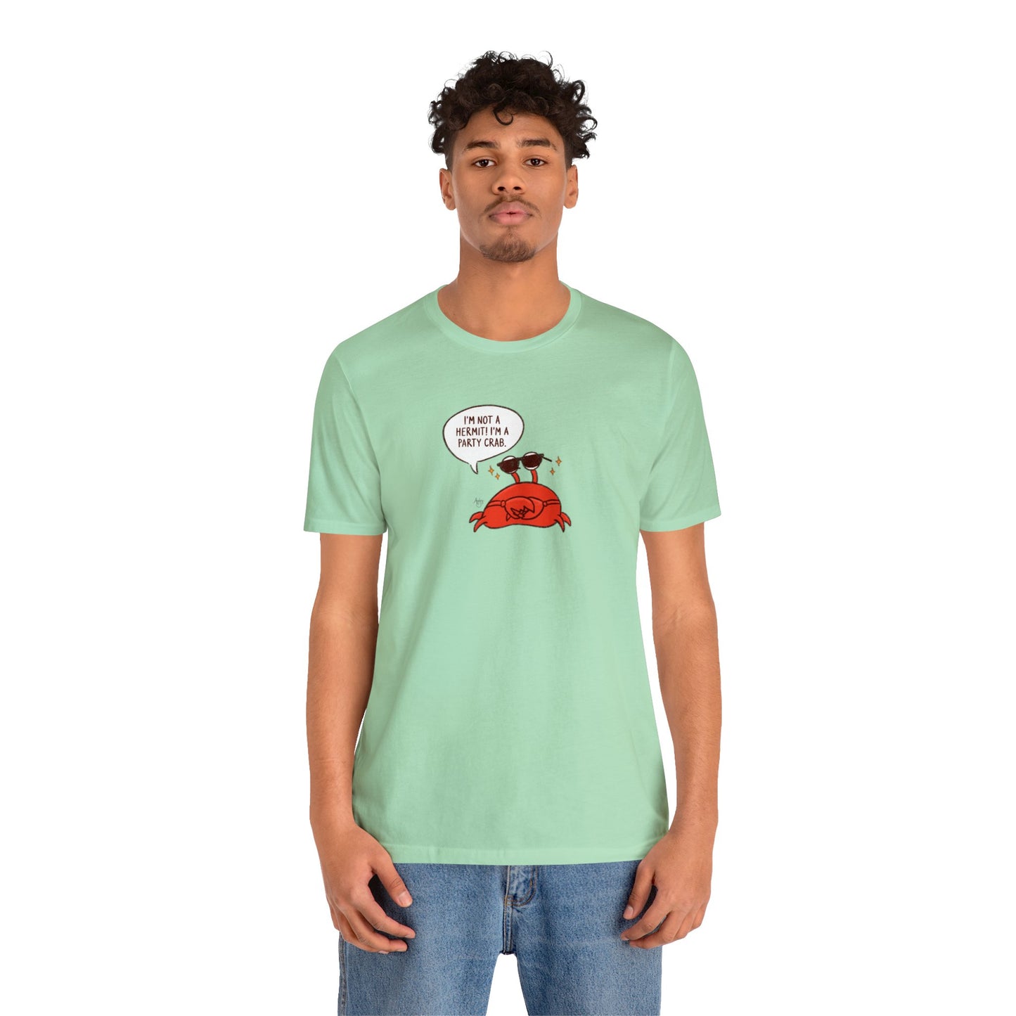 I'm A Party Crab! Crusty the Crab Series Premium Short Sleeve Tee