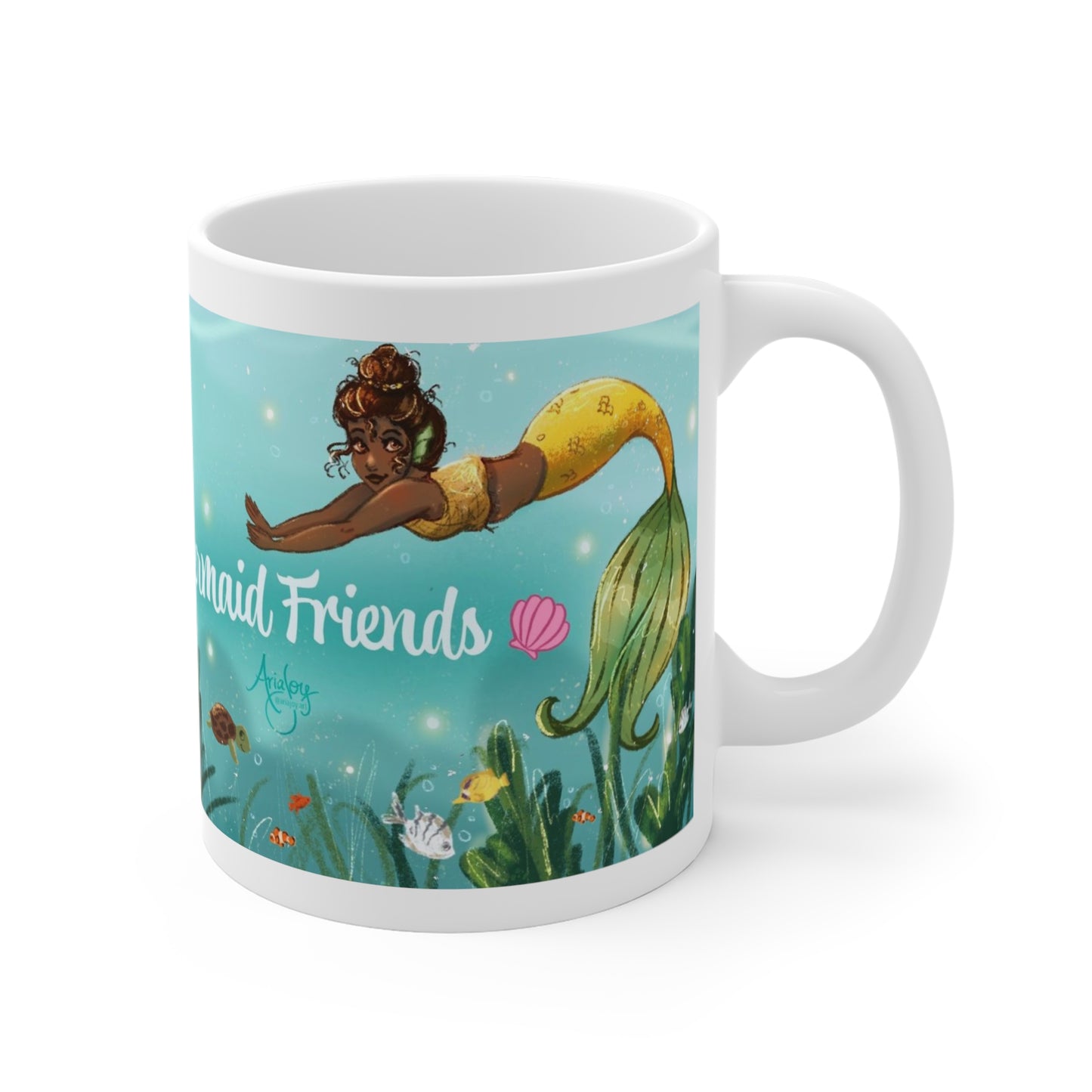 Mermaid Friends Together Mug