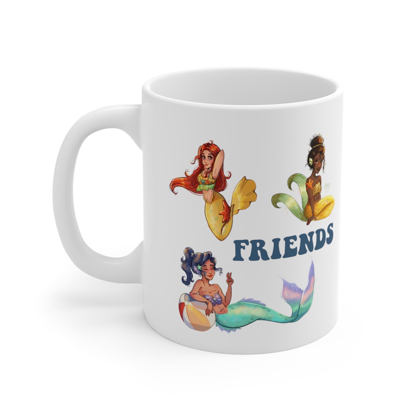 Mermaid Friends Mug Version 2