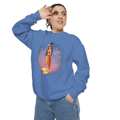 Lazuli the Hopeless Romantic Mermaid Crewneck Sweatshirt