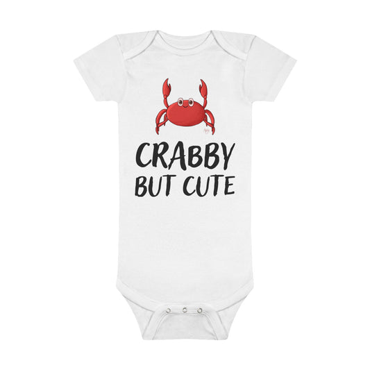 Crabby But Cute Baby Onesie
