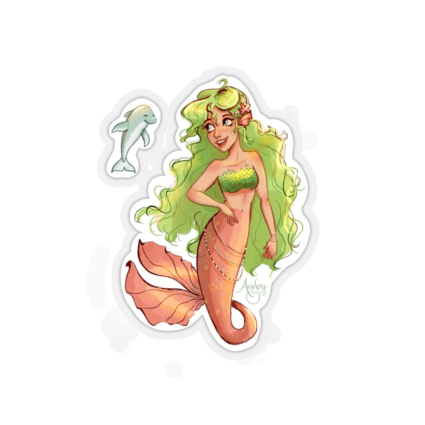 Jaida the Mermaid Sticker
