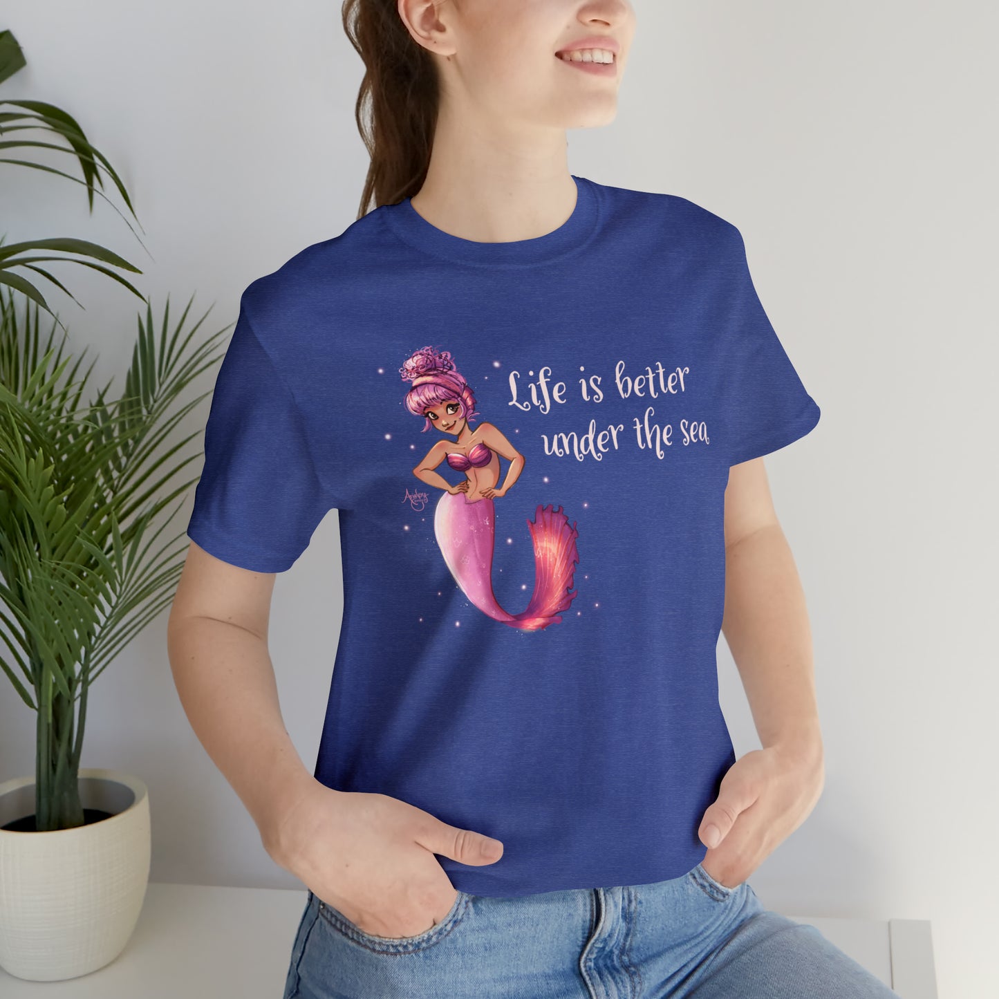 Life Is Better Under The Sea Premium Short Sleeve Tee