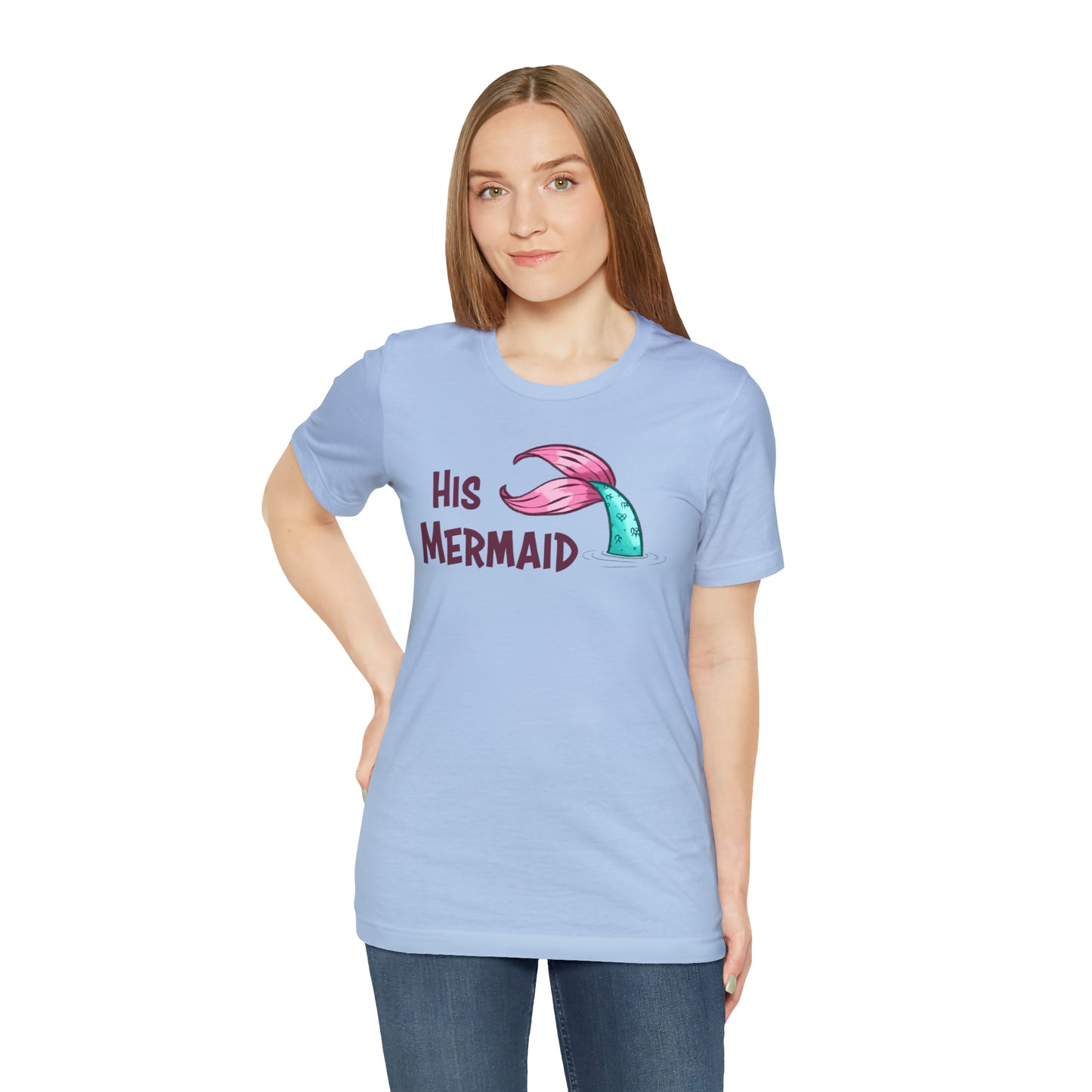 "His Mermaid" Premium Short Sleeve Tee