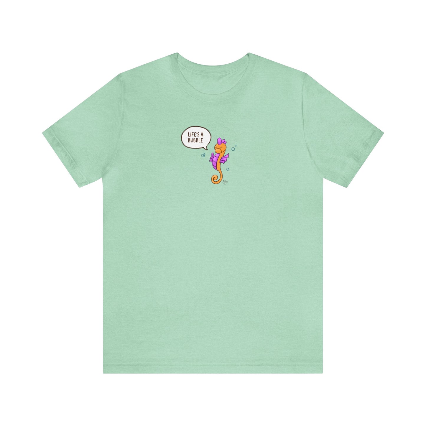 Life's A Bubble! Frito the Seahorse Series Premium Short Sleeve Tee