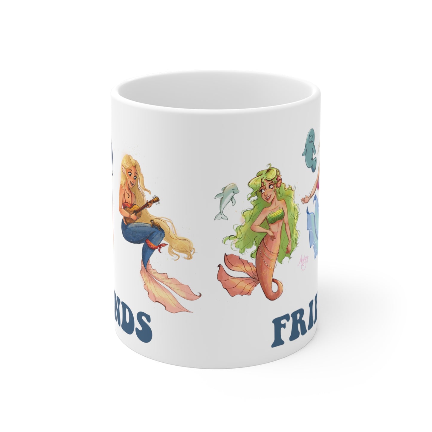 Mermaid Friends Mug Version 1