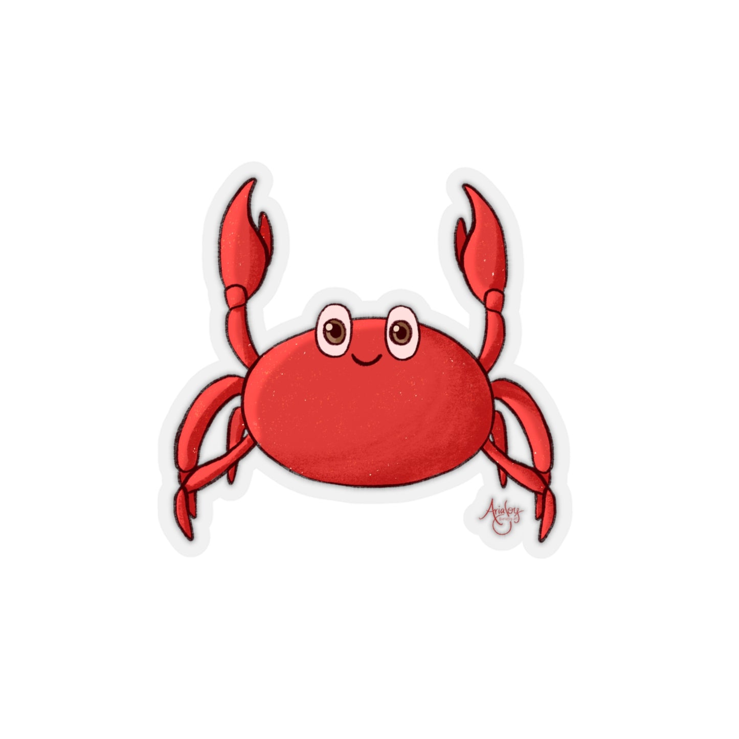 Crusty the Crab Sticker