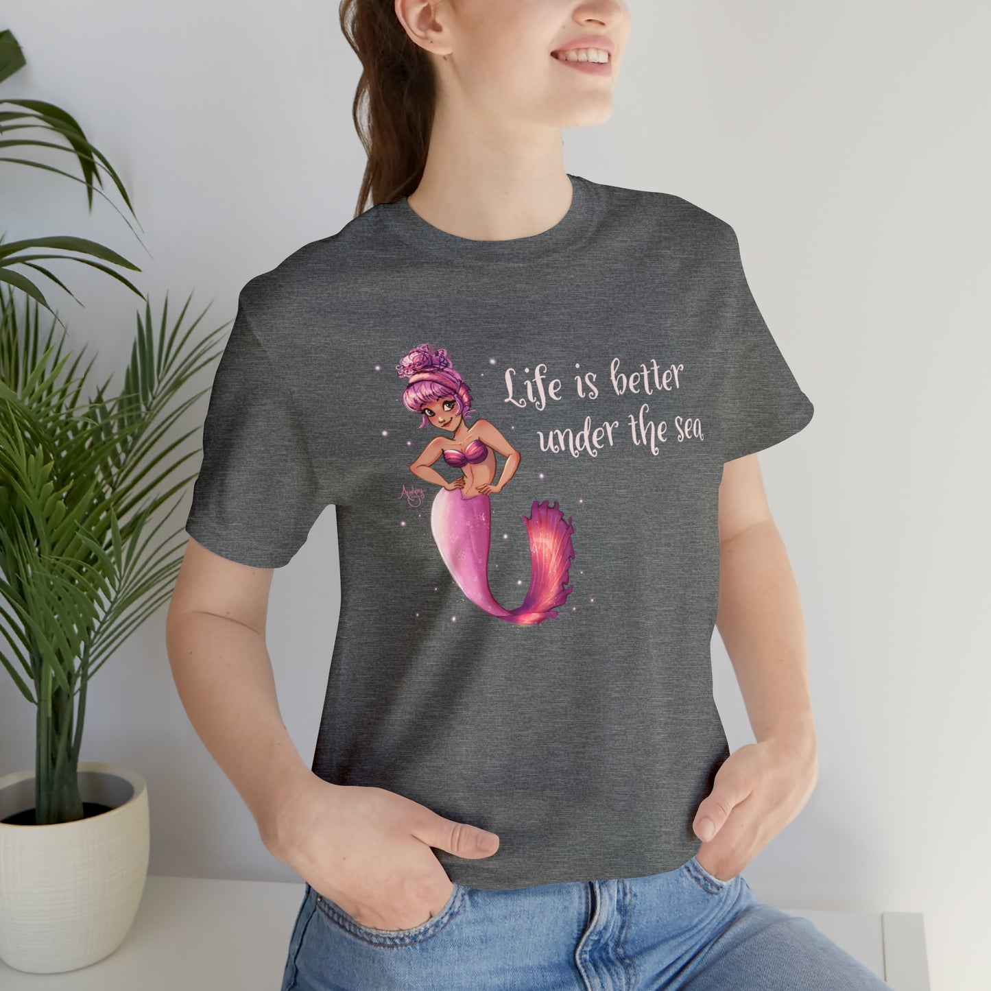 Life Is Better Under The Sea Premium Short Sleeve Tee