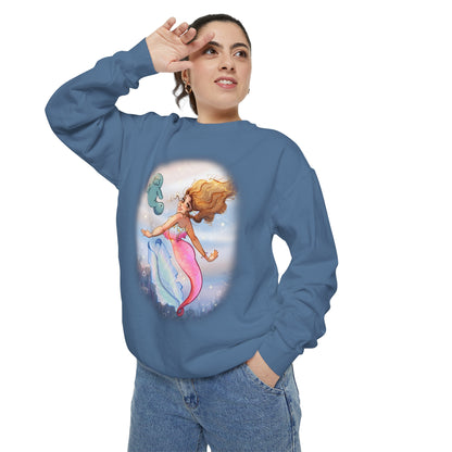 Marina the Mermaid and Lettuce the Manatee Sweatshirt