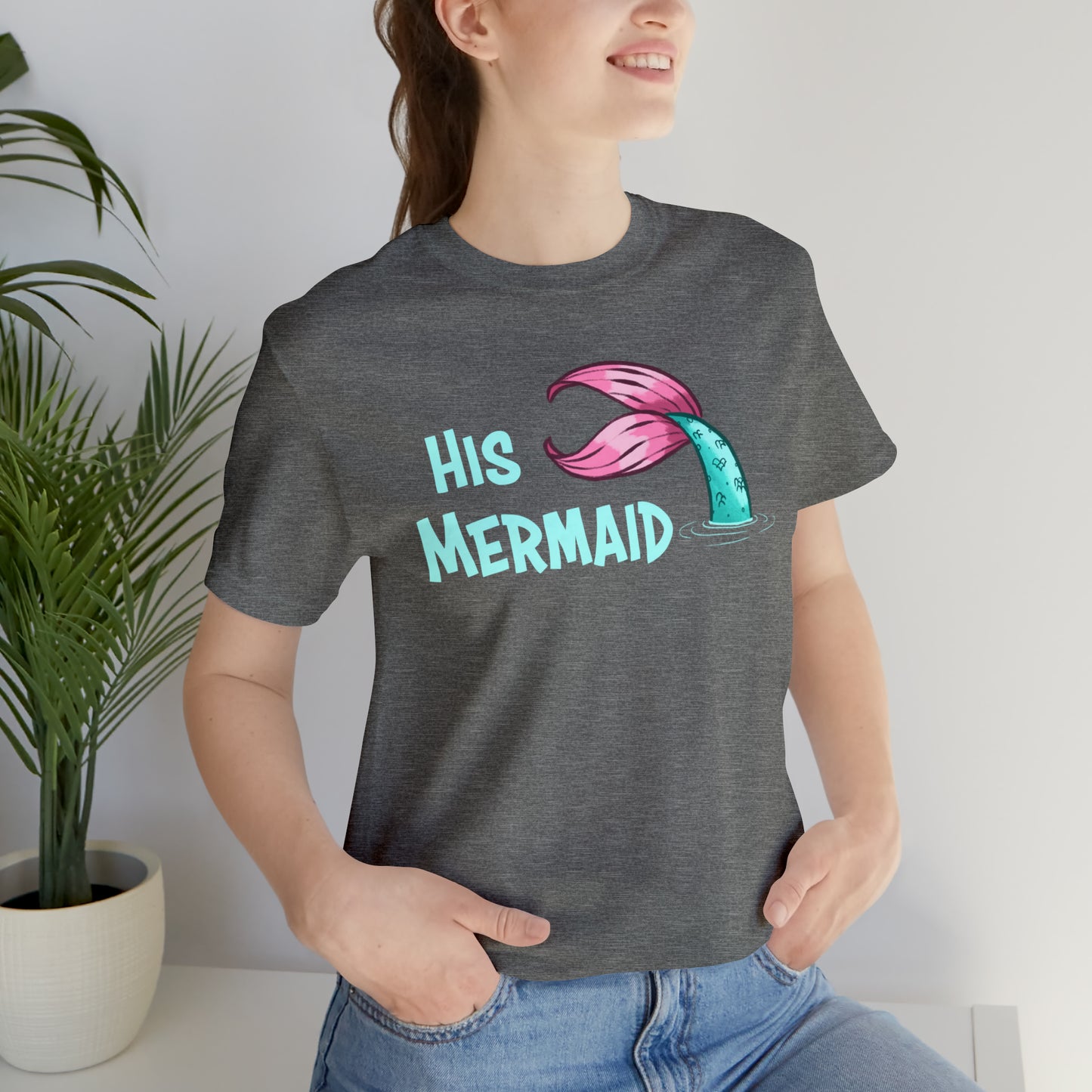 "His Mermaid" Premium Short Sleeve Tee