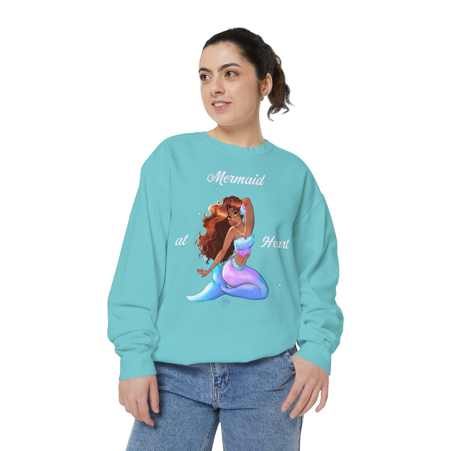 Mermaid at Heart Crewneck Sweatshirt