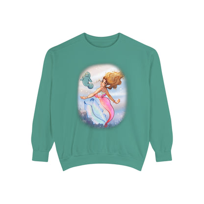 Marina the Mermaid and Lettuce the Manatee Sweatshirt