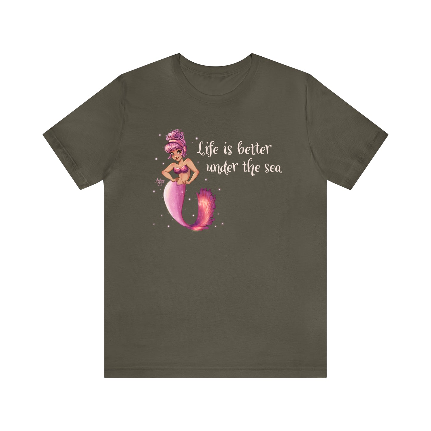 Life Is Better Under The Sea Premium Short Sleeve Tee