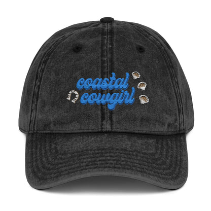 Coastal Cowgirl Vintage Embroidered Hat