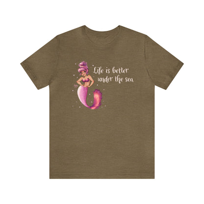 Life Is Better Under The Sea Premium Short Sleeve Tee