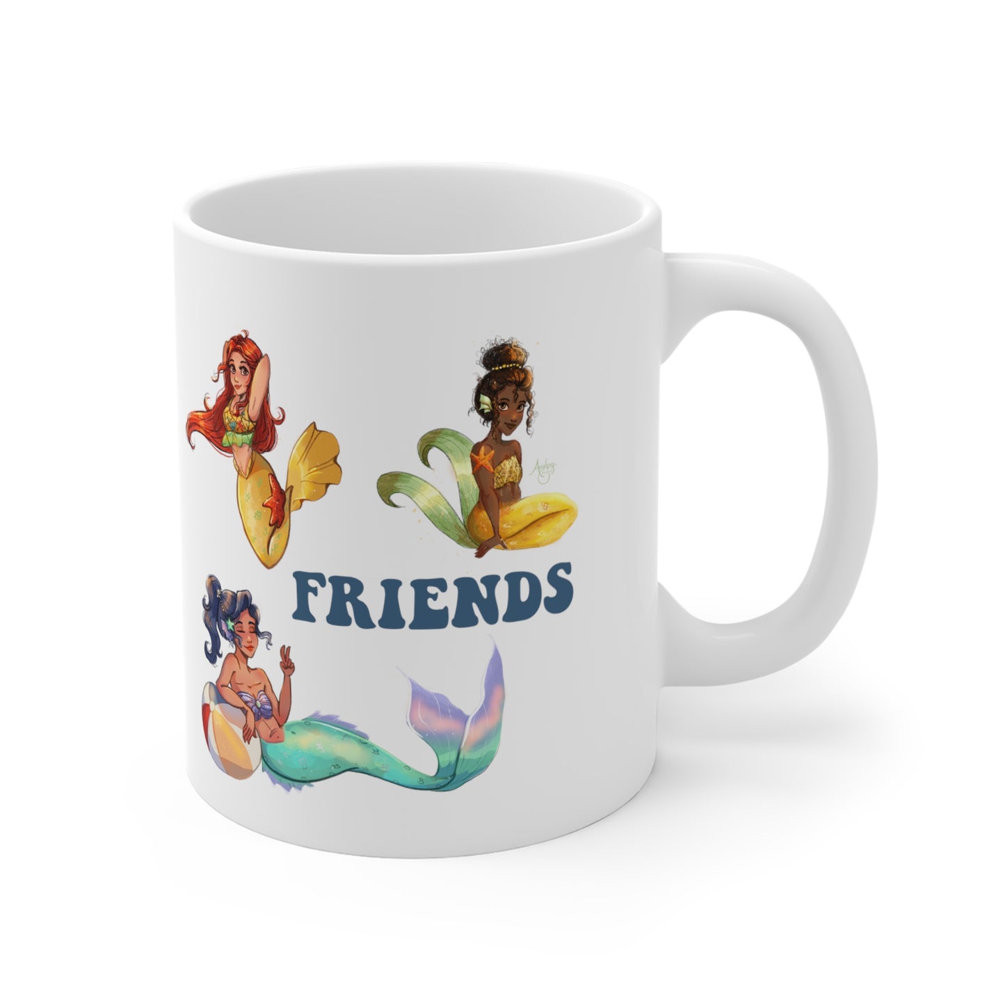 Mermaid Friends Mug Version 2