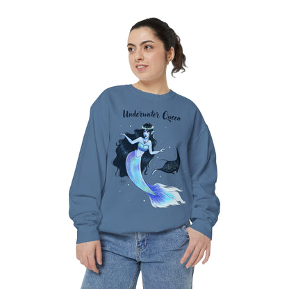 Underwater Queen Crewneck Sweatshirt
