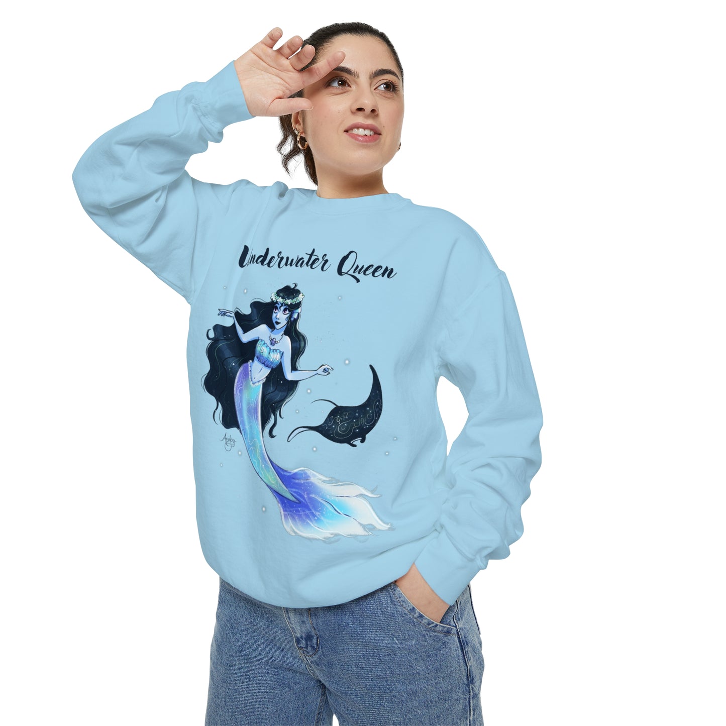 Underwater Queen Crewneck Sweatshirt