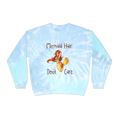 Mermaid Hair, Don't Care: The Ultimate Tie-Dye Sweatshirt