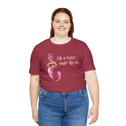 Life Is Better Under The Sea Premium Short Sleeve Tee