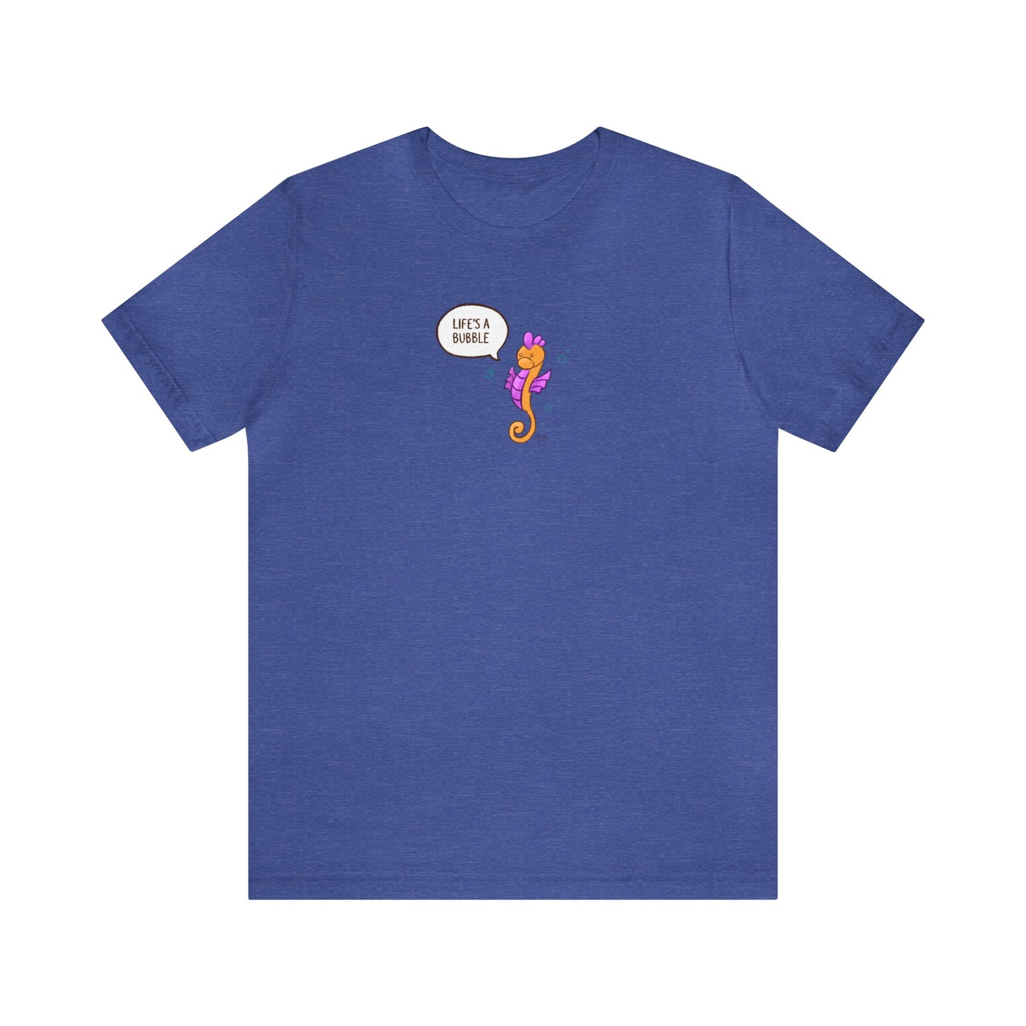 Life's A Bubble! Frito the Seahorse Series Premium Short Sleeve Tee