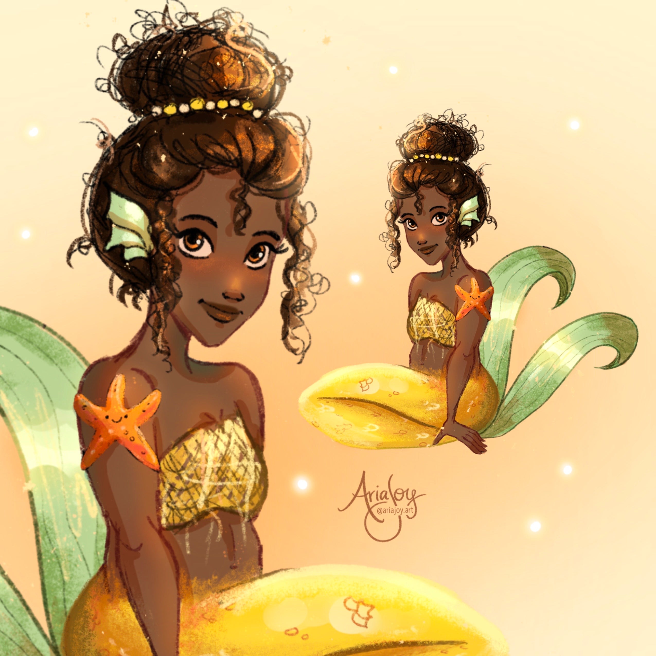 Ginger Mermaid Friends
