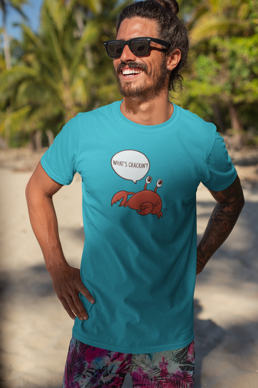 What's Crackin'? Crusty the Crab Series Premium Short Sleeve Tee